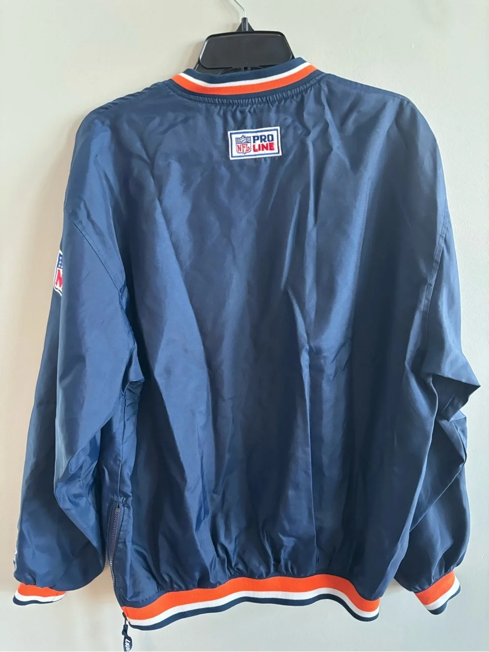 Vintage 90s Boys XL (18) NFL Pro Line Denver Broncos pullover windbreaker Vneck
